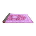 thumbnail image 2 of Ahgly Company Indoor Square Persian Purple Traditional Area Rugs, 5' Square, 2 of 4