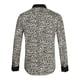 thumbnail image 3 of Camisa de algodón de manga larga con botones de leopardo vintage para hombres Inspire Chic 2XL Leopardo negro, 3 of 6