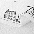 thumbnail image 5 of Castle Fairy Minimalism Basketball Quilt King,Sport Graffiti King Coverlet Set,Black White, 5 of 7
