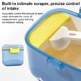 thumbnail image 5 of Dispensador de leche para bebés EACHPT, caja de dosificación de leche en polvo One Touch de 480 ml, caja de leche en polvo para bebés, con tapa de silicona sellada, barra niveladora y cuchara brillar Electrónica, 5 of 5