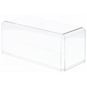 Pioneer Plastics 576C Clear Plastic Beveled Edge Display Case, 6" W x 7" D x 15.5" H (Mailer Box), Pack of 2