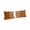 Orange, variant on Brown White Stripe Pillow Covers King Size, Modern Rustic Vertical Striped Soft Bed Throw Pillowcases Breathable Cooling Long Lumbar Body Pillow Sham Cover for Bed Sofa 20''x40''