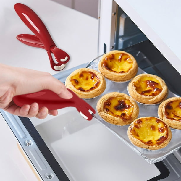 Pinza de Silicona a Prueba de Quemaduras para Platos y Tazones de Cocina, Ideal para Microondas.