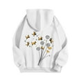 thumbnail image 4 of Neewe Womens Graphic Hoodies Unisex Oversized Hoodies Long Sleeve Pocket Pullover Fall 2025, 4 of 5