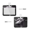 thumbnail image 2 of Zufioo Monochrome Giraffe Expression Print Work Badge Protective Case, Waterproof Lanyard, Badge Transparent Clip, Suitable for Induction Card Badge Swipe Credit Card, 2 of 7