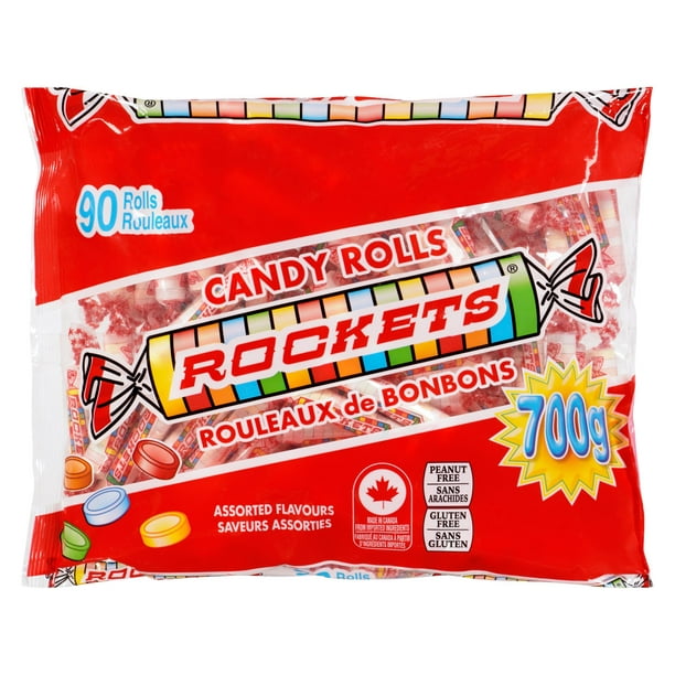 Rouleaux de bonbons Rockets 700g