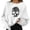 Halloween sweatshirt A225 White, variant on FASHOFT Halloween Sweatshirt for Women Cute Skull Graphic Oversized Hoodie Long Sleeve Crew Neck Sweater Fall Winter Casual Holiday Pullover Tops Pink S