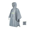 thumbnail image 1 of Xingzhi Adult Rain Poncho Waterproof With Easy On And Off Easy To Put On And Off Bicycle gray, 1 of 6