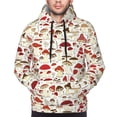 thumbnail image 4 of Hoodies for Men - Cartoon Mushrooms Long Sleeve Comfrt Men'S Fashion Hoodies & Sweatshirts, Sweatshirts for Men Hoodies Pullover Clothing Clothes with Pouch, 4 of 7