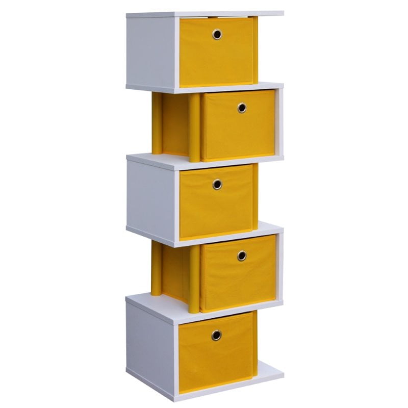 4D Concepts ZIG ZAG DRAWER STORAGE YELLOW