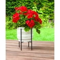 thumbnail image 5 of Mainstays 8 inch Black Metal Versatile Plant Stand, 5 of 5