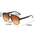 thumbnail image 2 of Gafas de sol polarizadas clásicas de aviador para mujeres y hombres, gafas de sol retro con protección UV, 2 of 5