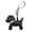 Black, variant on YIEMEEN Animal Keychain Bag Decoration Soft Touch Materials Everyday Carry Accessories