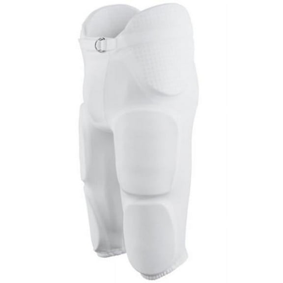 9600A Gridiron Integrated Football Pant - White, Small