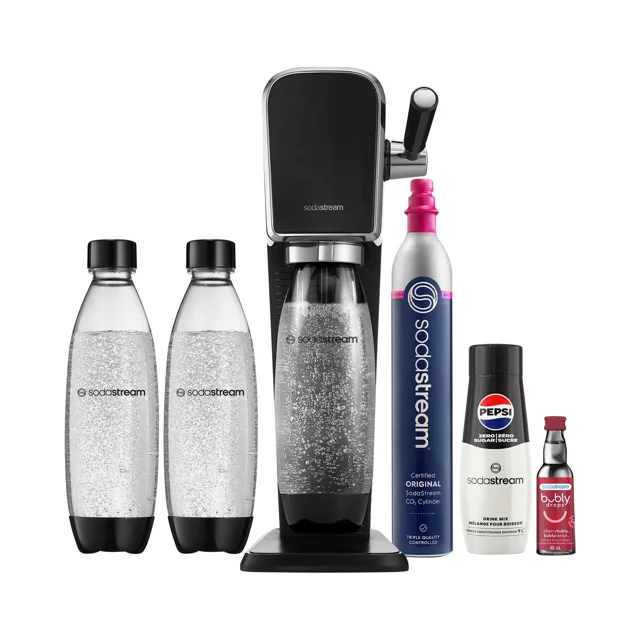 SodaStream Art Sparkling Water Maker Bundle black