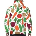 thumbnail image 7 of Naloa Vegetables Men's Casual Hooded Collar Drawstring Hoodies Pullover Sweatshirts Casual Long Sleeve Shirts-3X-Large, 7 of 7
