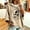 Beige, variant on Halloween Hoodies for Women Drawstring 3/4 Sleeve Trendy Print Hoodie Fall Clothes Crewneck Sweatshirts Loose Fit Trendy Tops Winter Clothing Daily Travel Outfits