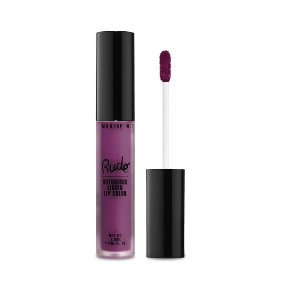 Rude Cosmetics Notorious Rich Long Liquid Lip Color - Madly Mental , 0.1 oz Lipstick