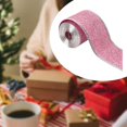 thumbnail image 6 of yotijay 2x2inch x 90 Yards Christmas Wired Edge Ribbon Flexible for Christmas Projects Pink, 6 of 9