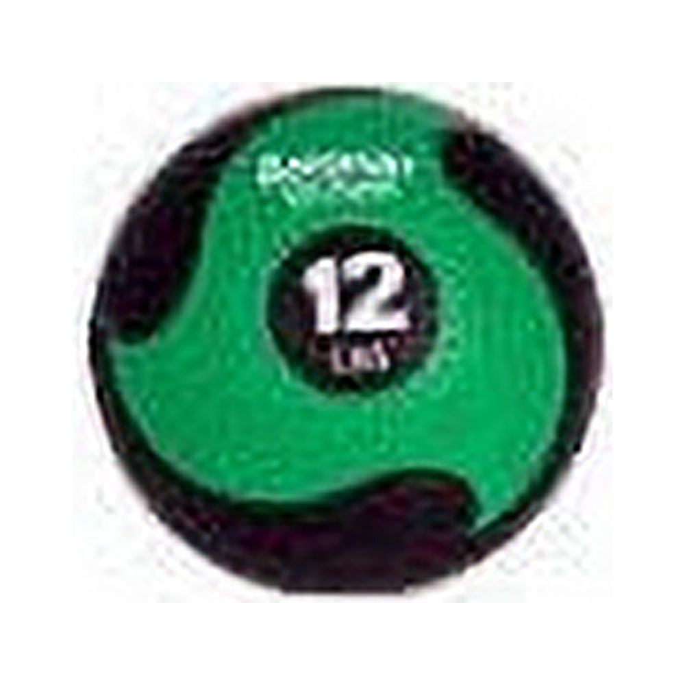 Deluxe 9 in. Medicine Ball in Black and Yellow