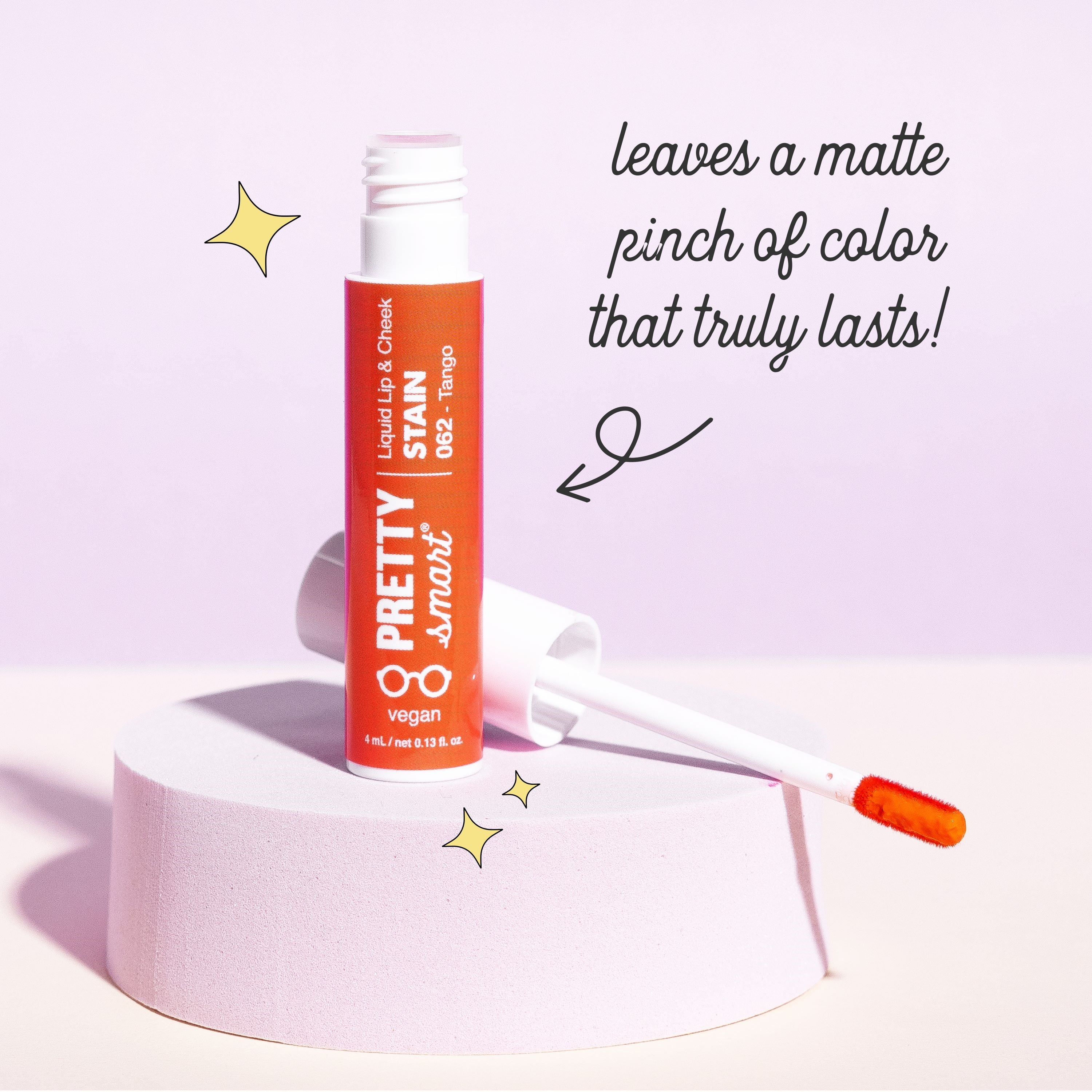 Pretty Smart Liquid Lip & Cheek Stain, Tango, 0.13 fl. oz. Tube