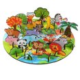 thumbnail image 1 of Kids Puzzle Toy Kit Wooden Cartoon Creative Jigsaw Puzzle Toy Educational Toy, 1 of 10