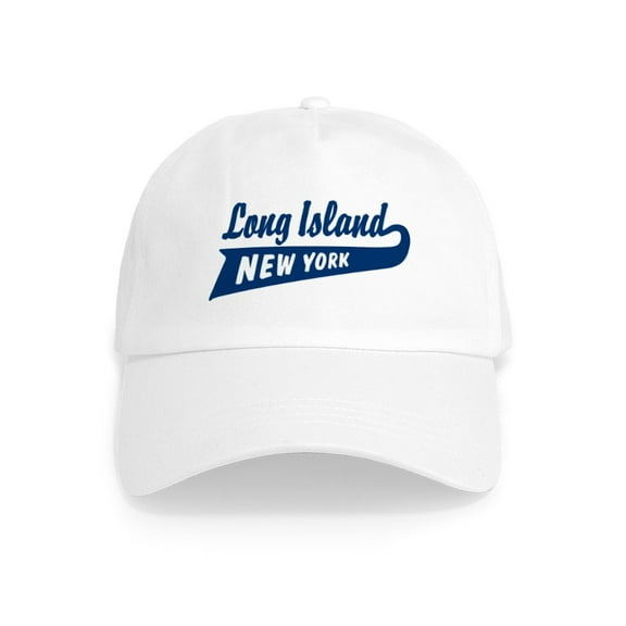 CafePress - Long Island New York Cap - Adjustable 100% Brushed Unisex Casual Cotton Baseball Cap, Beige, 1