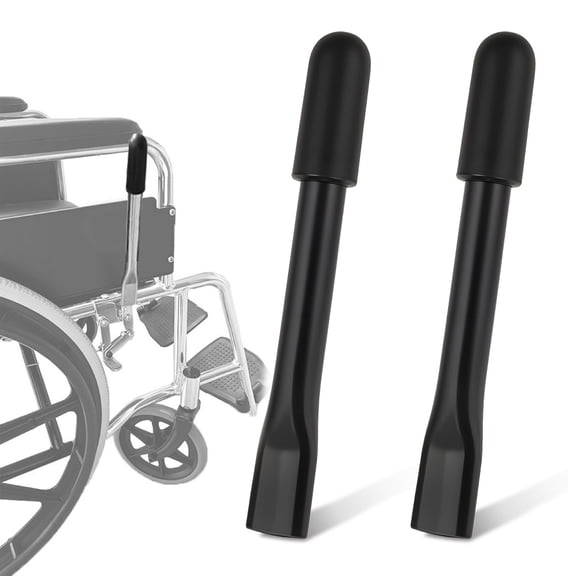 1 Pair Wheelchair Brake Extenders Tutuviw Wheelchair Handle Extenders with Ergonomic Grip, Wheelchair Accessories Universal Fit for Enhanced Mobility & Door Clearance (Black, 6.7 Inch)