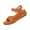 Brown_014, variant on Orthopedic Wedge Sandals, open toe slip-ons with arch support and adjustable ankle strap Casual Comfort platform shoes for summer beach daily wear. Gold 7.5（EU-39）