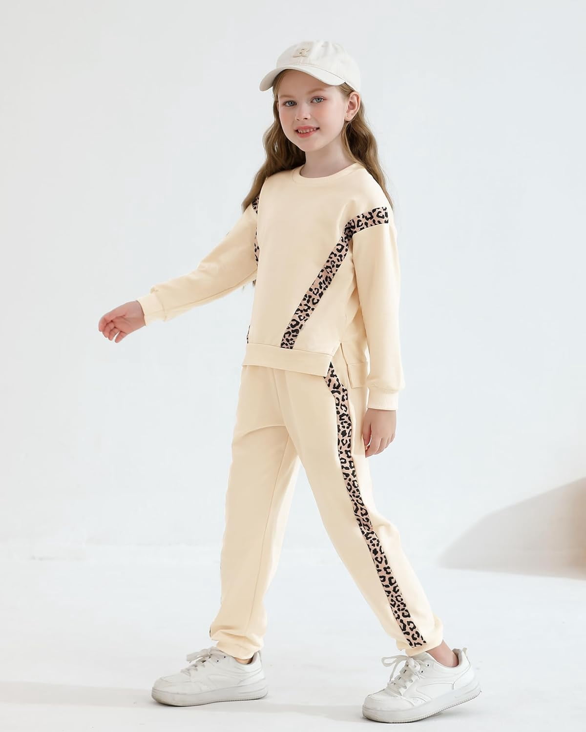 SANMIO Toddler Girl Clothes 2 Piece Outfits Fashion Sweatshirts+Sweatpants Long Sleeve Tracksuit Clothing Set Size 3-8Y