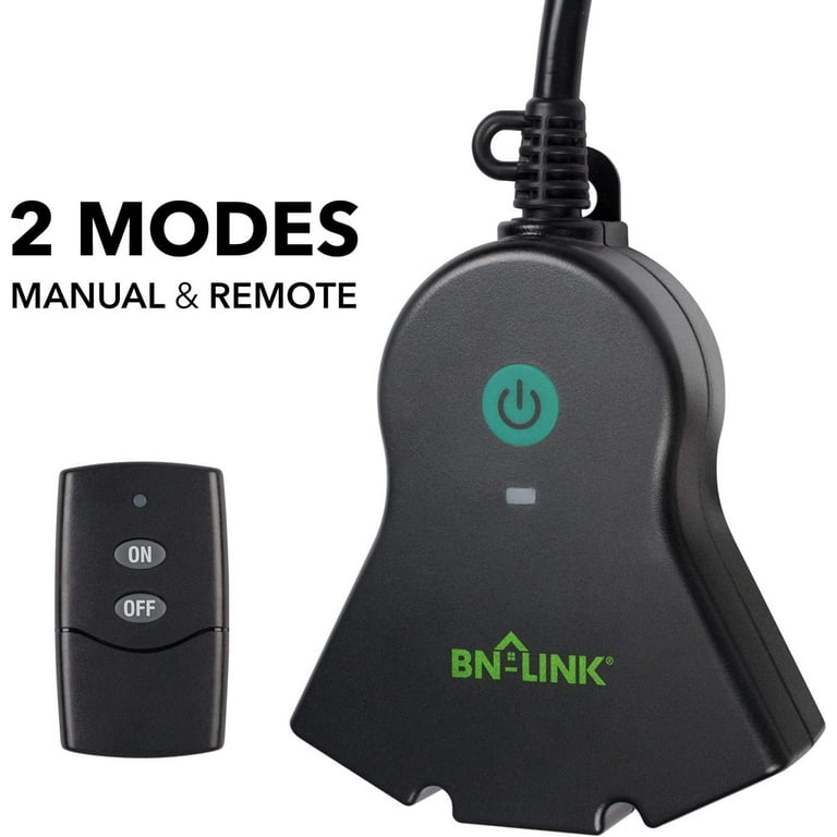 BN LINK OUTDOOR WIRELESS REMOTE CONTROL OUTLET WITH REMOTE CONTROL