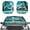 Funny Sharks, variant on Jeiento Funny Sharks 2 PCS Car Windshield Sun Shade Foldable Sunshade Universal Vehicle Accessories Auto Sun Heat and UV Rays Blocker Keep Your Vehicle Cool 28.5 x 25.5 inches