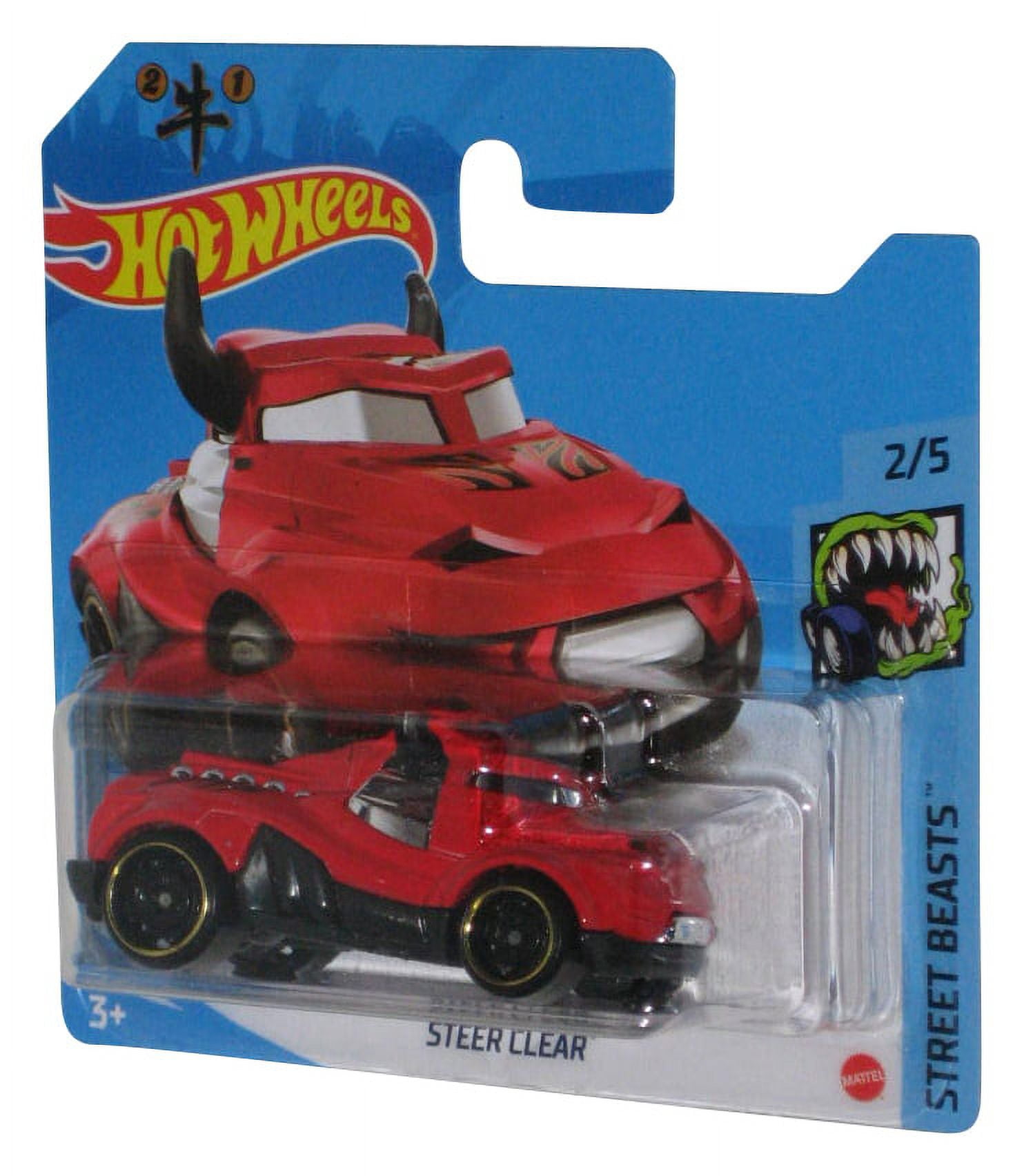 Hot Wheels Mattel Games (2018) Red Zombot Toy Car #3/5 - (Short