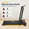 thumbnail image 5 of Hapycity Under Desk Folding Treadmills with Incline 2 in 1 Walking Pad Running Machine 7.5 MPH, 5 of 9