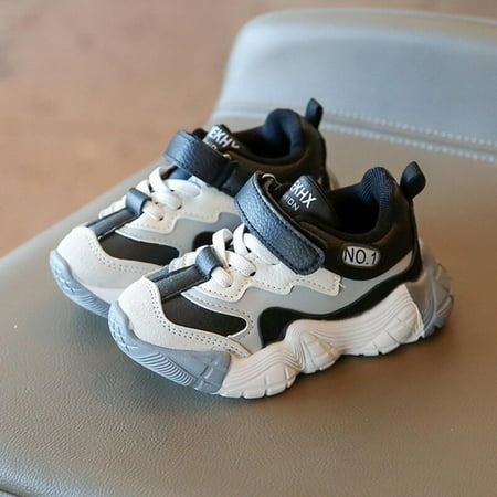 

Final Clear Out! Fashion Casual Children s Sneakers Autumn Spring Wear-resistant Damping Shoes For Girls Boys with Breathable Teens Walking Shoes