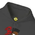 thumbnail image 3 of Black Bart Simpson Hoodie - Red, Vintage Cartoon Sweatshirt, 90s Nostalgia, 3 of 3
