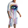 thumbnail image 1 of Conjunto De Camiseta Y Pantalón Para Hombre, Chándal Hip Hop, 1 of 1