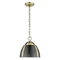 thumbnail image 2 of Golden Lighting Aldrich 1-light Pendant in Aged Brass, 2 of 14