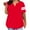 Red, variant on Black Shirt Womens Short Sleeve Shirt Women, Plus Size Tops for Women, L, XL, 2X,3X,4X,5X, Caual, Loose Fit, Womens Summer T Shirts Trendy 2025, Short Sleeve