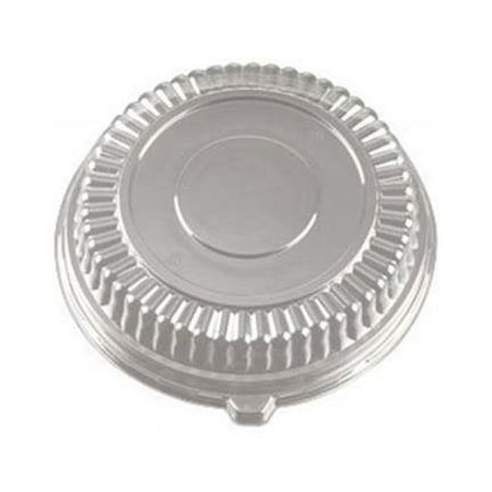 

12 in. Round Clear Dome Lid Low Profile - Pet - Pack of 25