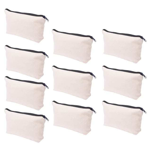 Estuche para lápices de lona para 20 piezas, bolsa para facturas, bolsa de maquillaje portátil, bolsa de cosméticos