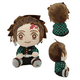 thumbnail image 4 of Peluche 20cm Tanjiro Cabeza Café  Belug, Chaqueta Verde, 4 of 5