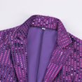 thumbnail image 6 of JOANKDMI Unisex Adult Ringmaster Showman Steampunk Magician Costume Sequined Tailcoat Jacket with Chain Details for Circus Carnival Party Stage Fancy Dress Garments, 6 of 7