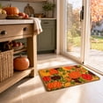 thumbnail image 6 of Orangide Fall Decor Pumpkin Doormat Natural Fiber Coir Mat with Floral Print, Absorbent Non-Slip Welcome Mat for Front Porch Entryway Indoor Outdoor, 6 of 7