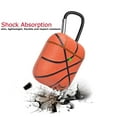 thumbnail image 3 of AirPods Case, AirPods 2 Case, Njjex Protective Shockproof PC+PU Leather AirPods Accessories Drop Proof with Keep-Safe Carabiner Keychain for Apple AirPods 1 & 2 -Ball Sports Basketball, 3 of 10