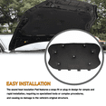 thumbnail image 3 of Front Hood Engine Sound Heat Insulation Pad,Soundproof Cotton Cover For Volvo XC90 2015 2016 2017 2018 2019 2020 2021 2022 2023,Car Assecories Firewall Mat Pad Cover Noise Deadener-black-C, 3 of 5