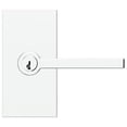 thumbnail image 3 of Baldwin ENSQUCFR190 Square Single Cylinder Keyed Entry Door Lever Set - Black, 3 of 7