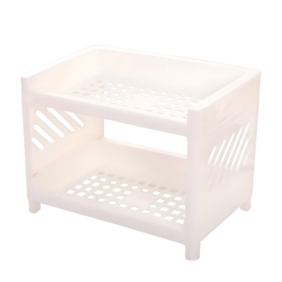 XIBUFE Locker Shelf Locker Organizer, Table Shelf Organizer, Adjustable Plastic Storage Rack Shelf Square Basket Desk Stand Table Storage Organizer Shelves, Locker Organize Accessories
