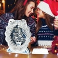 thumbnail image 3 of 3D Up Holiday Greeting Card Featuring Festive Seasonal Message and Gratitude Note Ideal for Christmas Giving, 3 of 5
