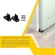 thumbnail image 4 of Cateissary Pack of 2 Floor Sliding Door Bedroom Barn Living Roller Security Room Holder Guide Bottom Bracket Reusable Accessories Type3, 4 of 6